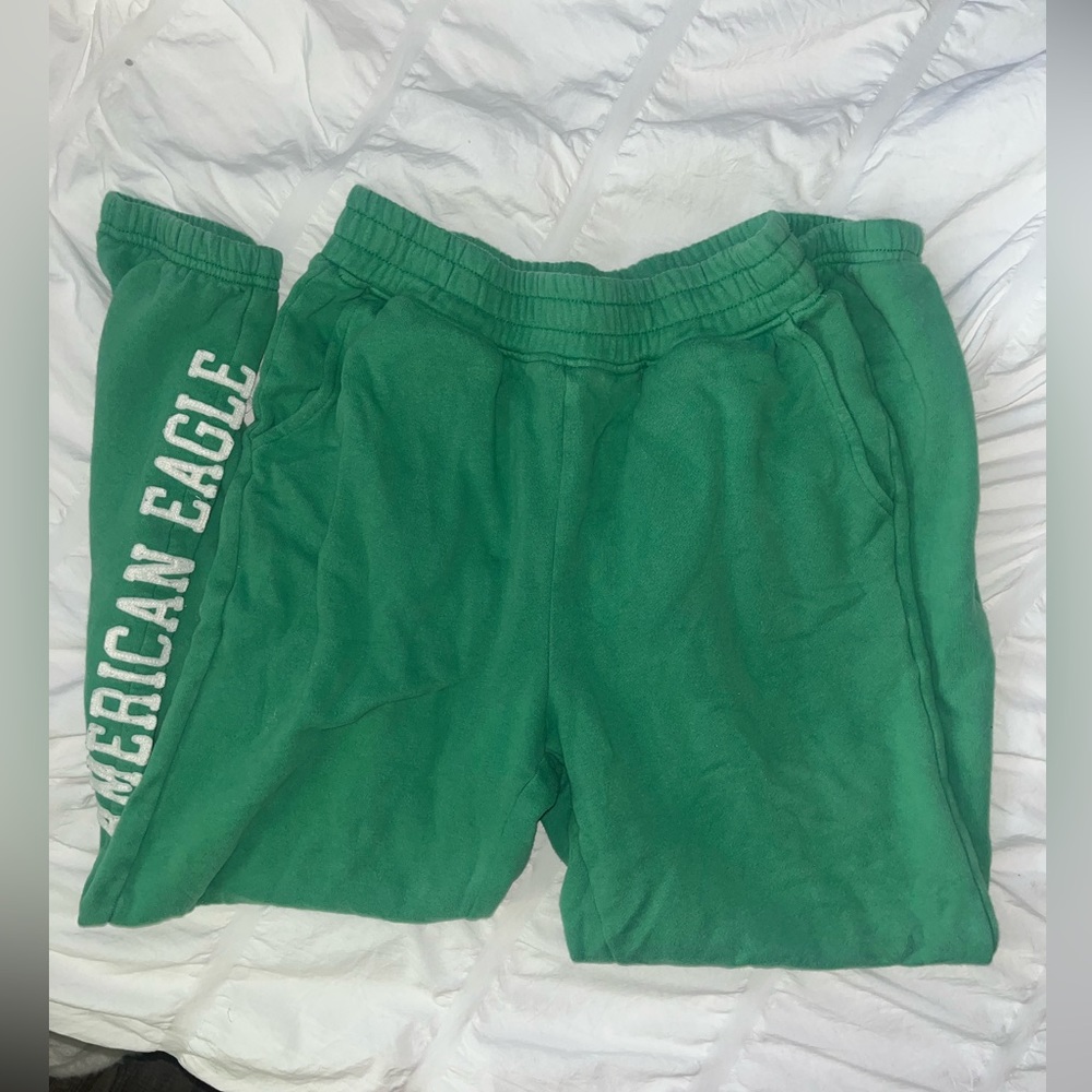 American eagle green sweatpants